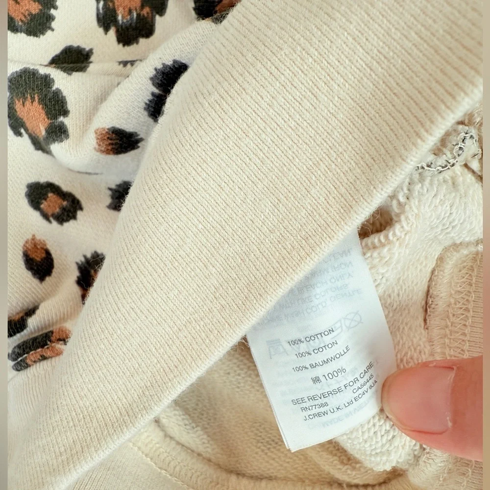 J. Crew Cheetah Sweater